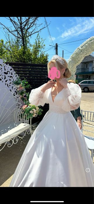 Rochie de mireasa tafta Amira Zair