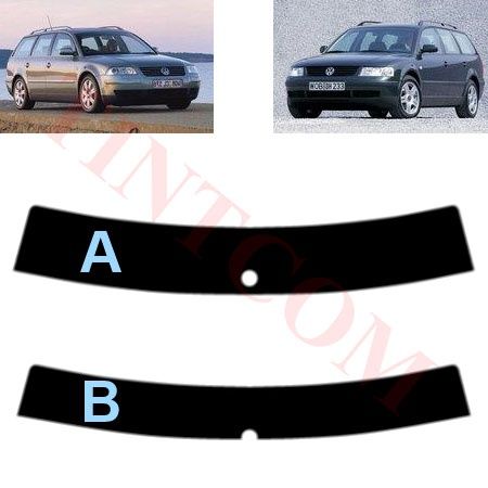 VW Passat B5 (5 врати, комби, 98 - 06) Фолио за затъмняване на стъкла