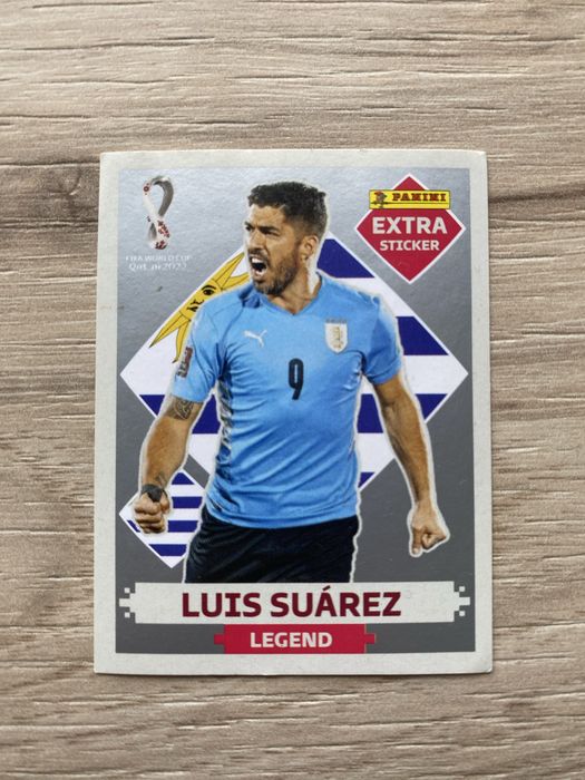 Luiz Suarez Extra Sticker World Cup Panini 2022