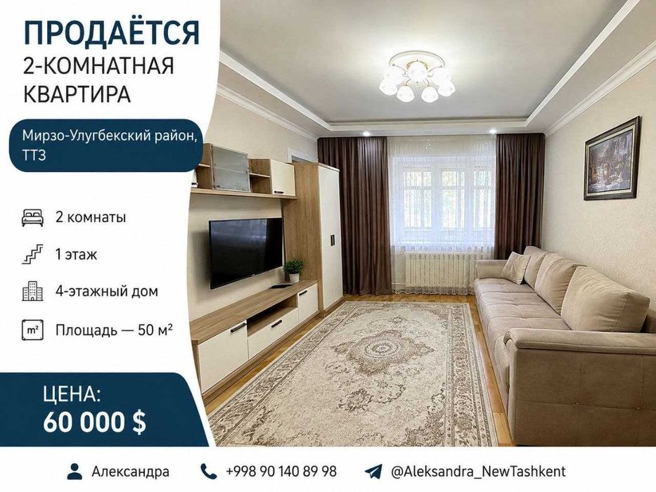 Срочно продаётся квартира 2/1/4 ТТЗ-4 №А506