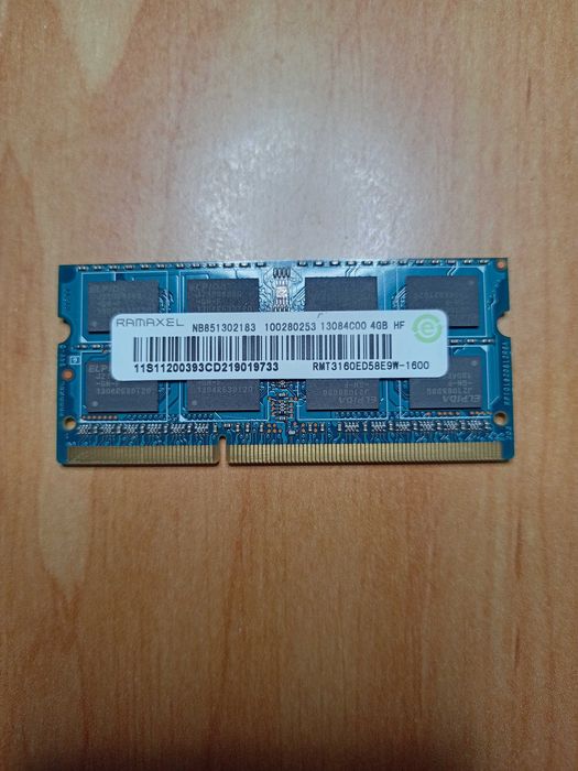 RAM laptop Ramaxel 4GB (1x4GB) DDR3-1600, PC3-12800
