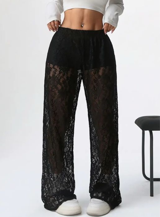 Кружевные брюки/штаны