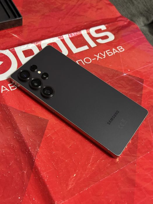 ***КАТО НОВ 256GB Samsung S25 Ultra Technopolis Гаранция 2027 Black