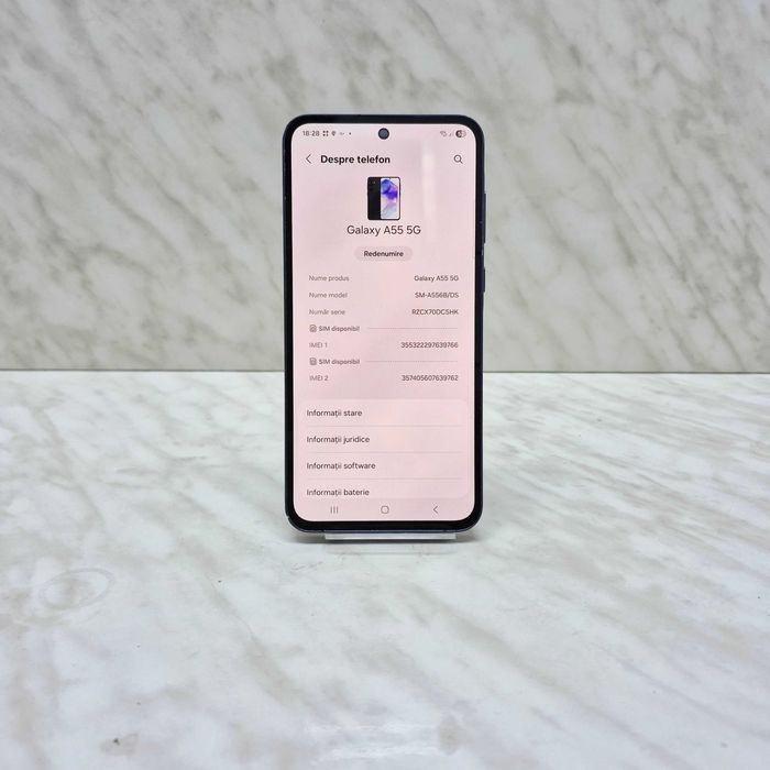 Samsung Galaxy A55, Dual SIM 8GB, 256GB, 5G Zeus Amanet Militari 35028