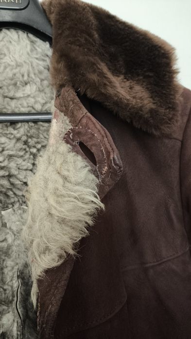 Полушубок из овчины б/у