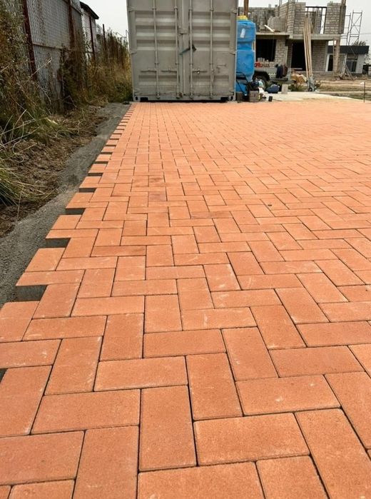 Укладка брусчатки