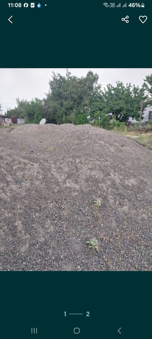 Отсев  мытый песок щебень