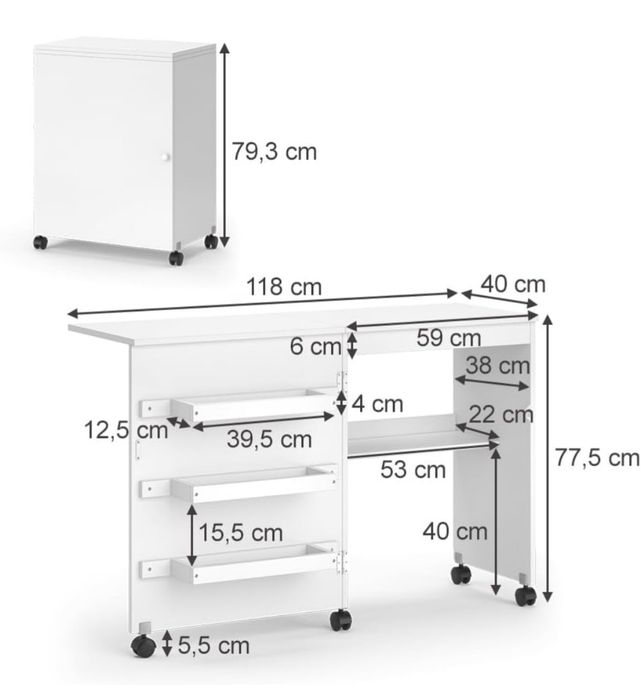Шевна маса Vicco 9148