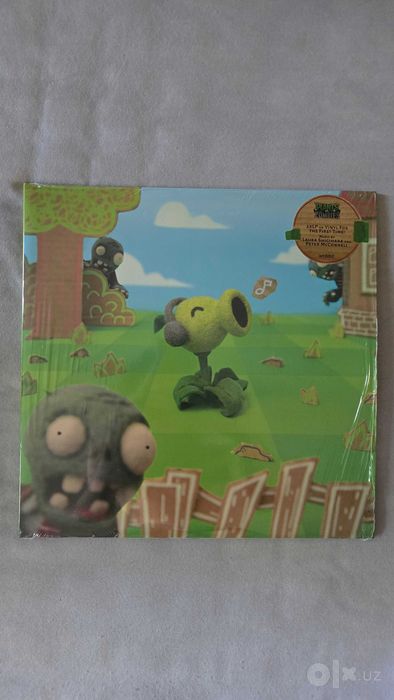 Двойная пластинка с музыкой (саундтреком) из игры Plants vs. Zombies