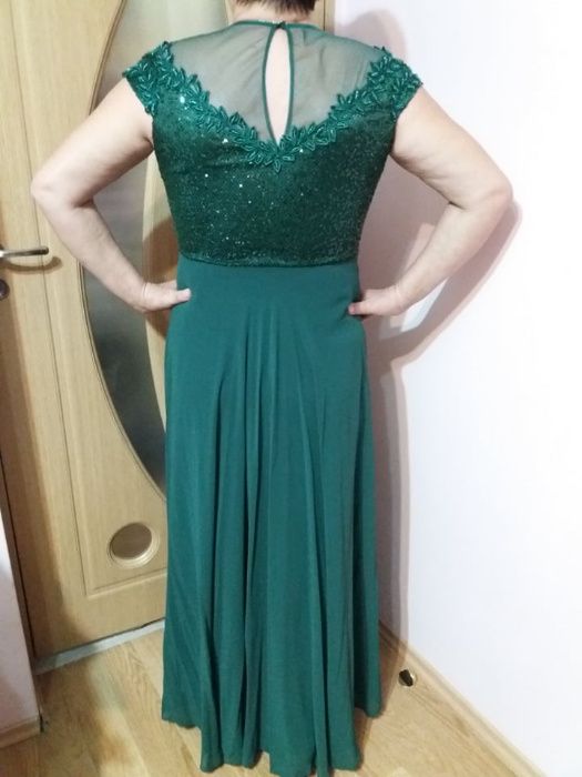 Rochie de ocazie culoare verde marimea 46/48