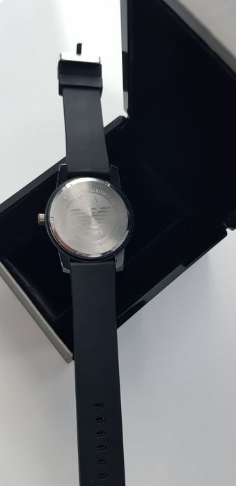 Ceas Emporio Armani,negru,curea silicon!