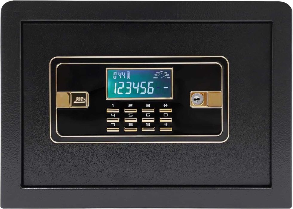 SEIF electronic digital L35xl25xH25cm, volum 22L, 10kg - NEGRU