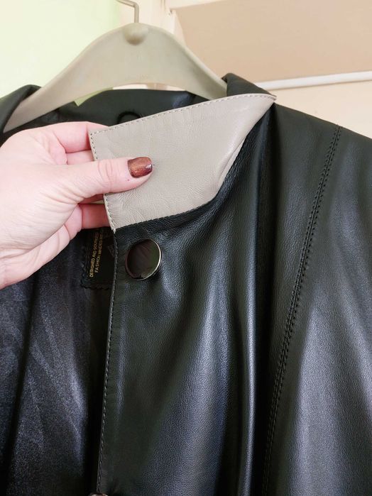 Манто от естесвена кожа