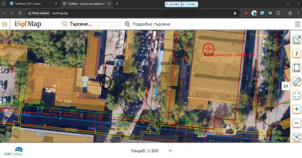 Продава се Парцел в София, Студентски град - 640 кв.м за 165 €/кв.м - Снимка #5