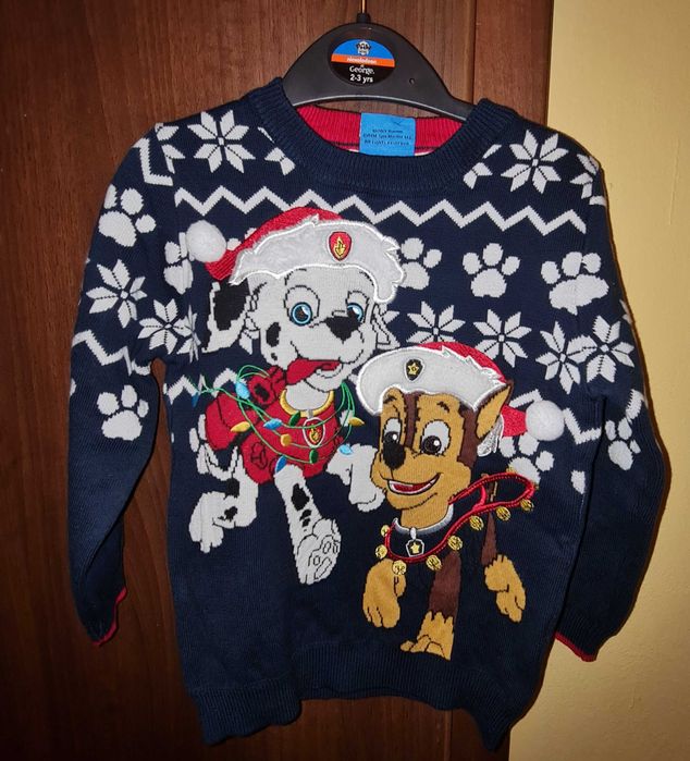 Коледни пуловери George 2- 3 и 3-4