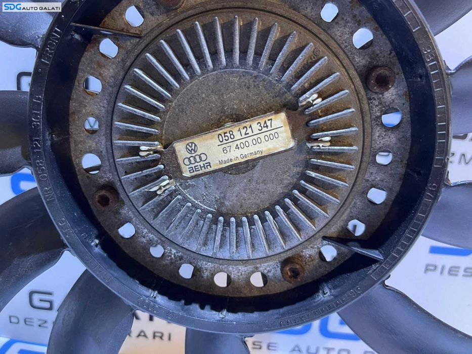 Pala Elice Ventilator Vascocuplaj Audi A4 B5 1.8 T ADR AEB AFY AJL APT ARG APU ARK ANB AWT AVV 1995 - 2001 Cod 058121347