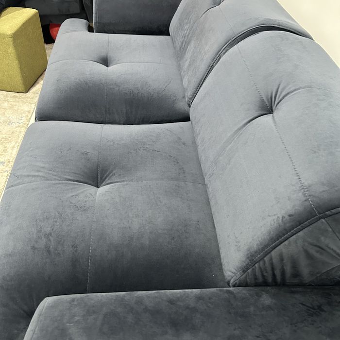 Canapele din catifea si fotoliu