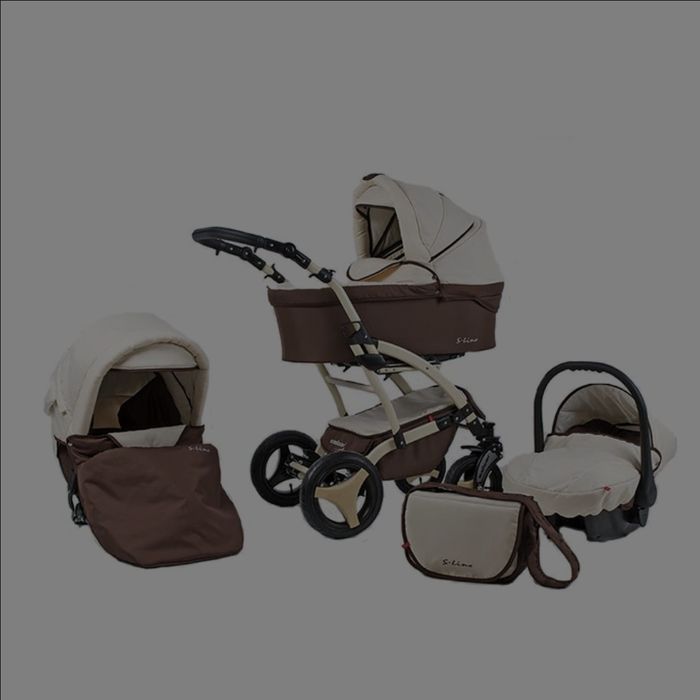 Adbor - Бебешка комбинирана количка S-Line 3 в 1