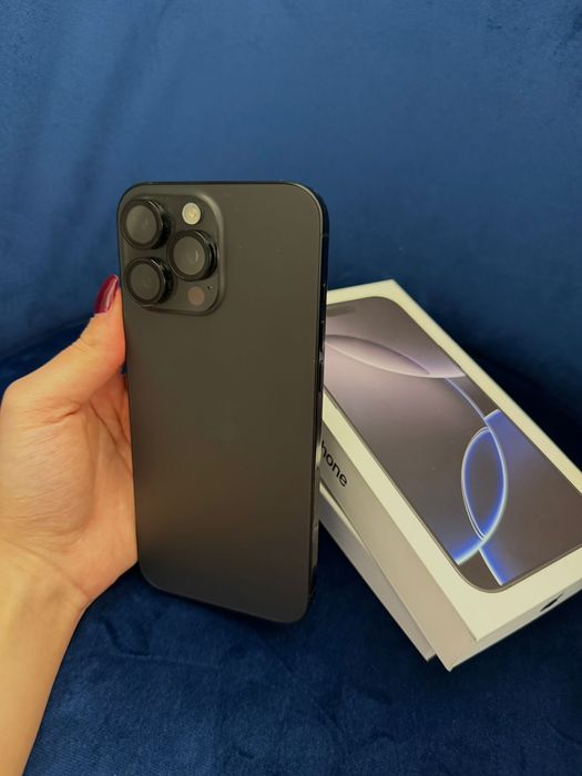 iPhone 16 Pro Max 512 GB Negru – stare impecabilă, baterie 100%