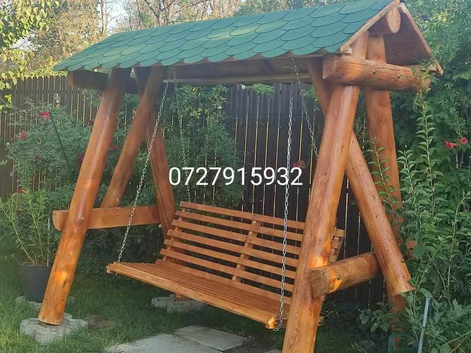 Balansoar lemn rotund