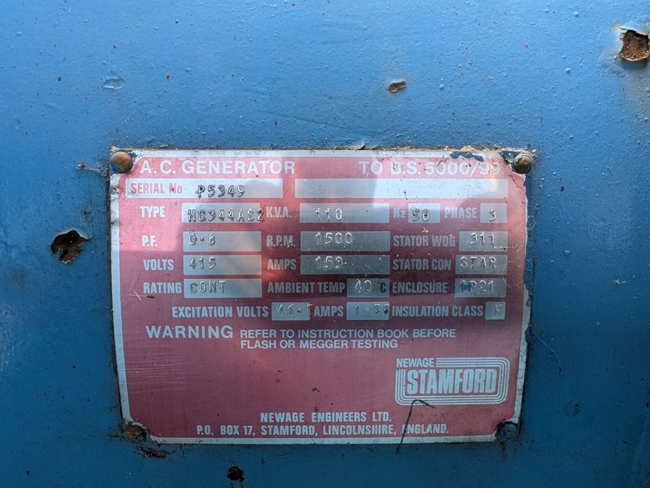 Generator electric 110KWA