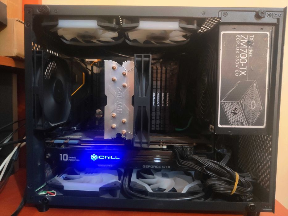 Личный Компактный и бесшумный ПК на 5800x - 32GB - 1080ti