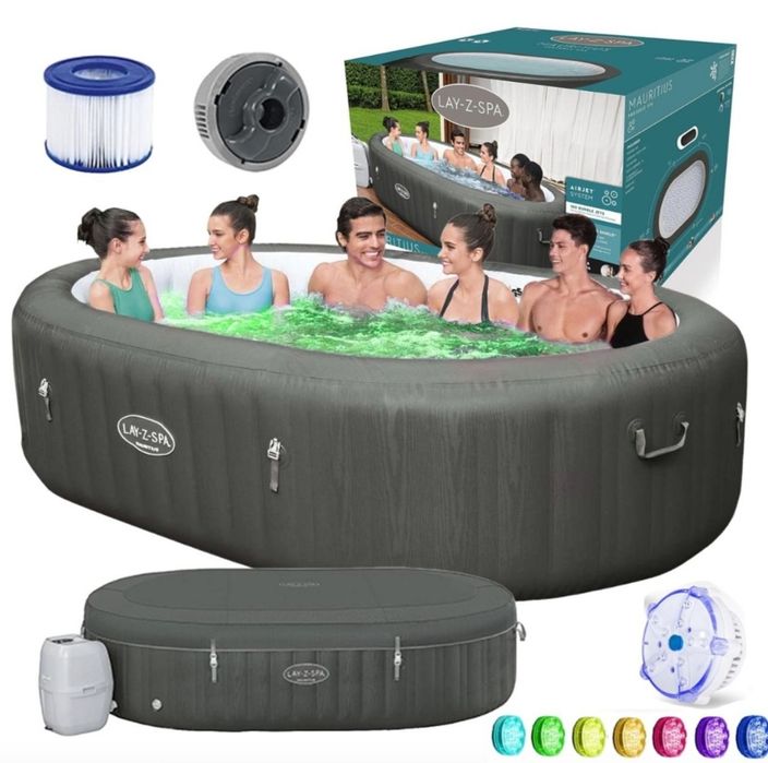 НОВО Суперлуксозно надуваемо джакузи MAURITIUS 2.70м-1.80м-71см