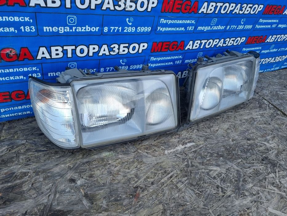 Фары на w124 рестайлинг.