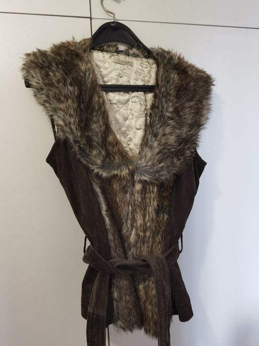 Дамски елек от естествен косъм