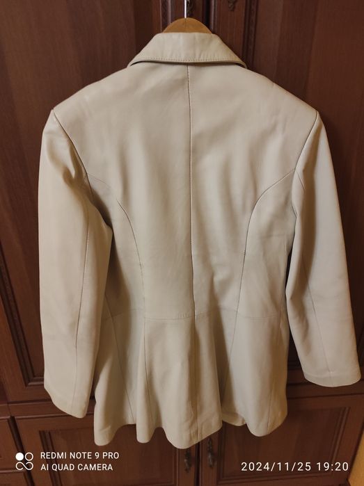 Пиджак женский кожаный