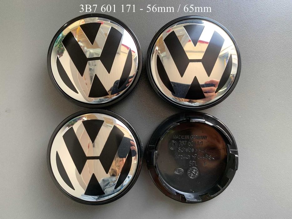 Capacele jante aliaj originale VW 52mm 56mm 65mm Passat Golf