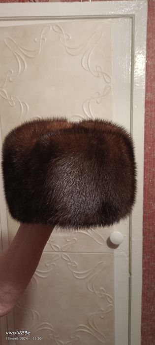 Норковая шапка мжская .