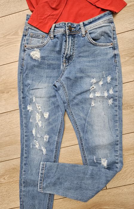 Blugi de dama stil mom fit, marimea S/36, ofer transport gratuit