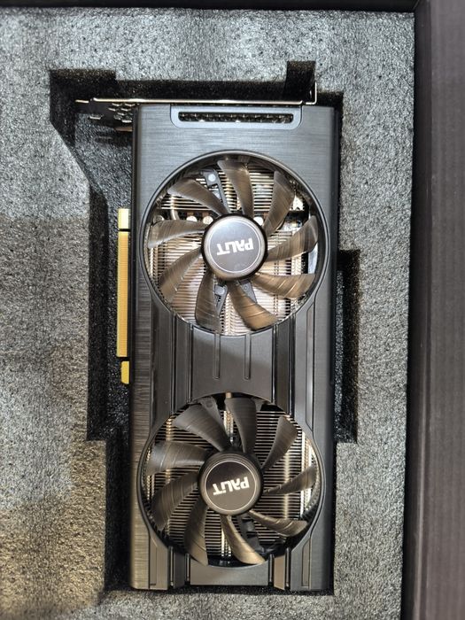 RTX 3060 Palit 12GB — 2 вентилятора, оригинальная пломба