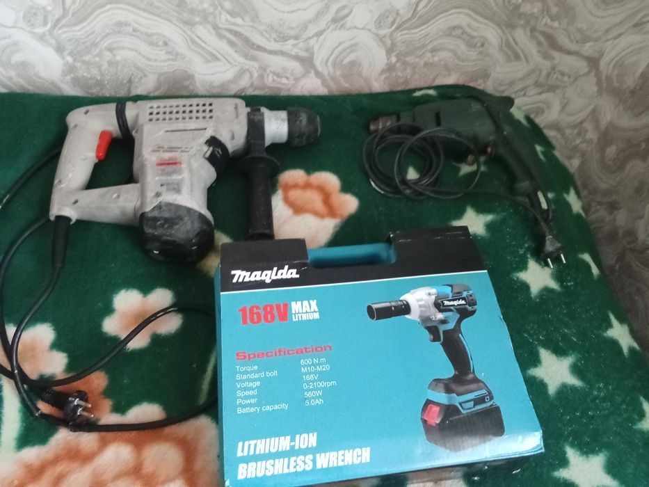 Гайковёрт , Префоратор, дрель