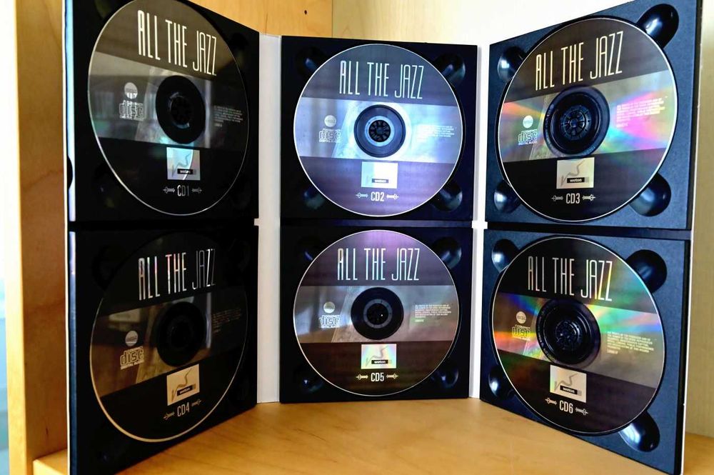 Colectie 6 CD-uri „All the Jazz” 120 piese Ella Fitzgerald Louis Armstrong Nina Simone Miles Davis