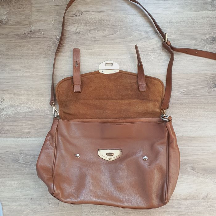 Винтидж чанта Massimo Dutti от естествена кожа