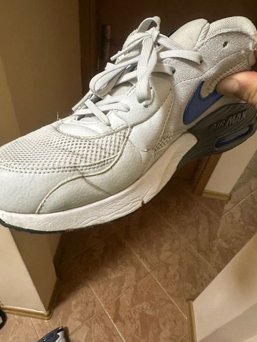 Nike air max blue and white