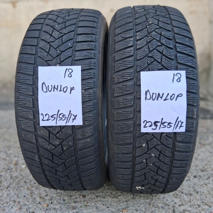 2×225/55/17M+S.DUNLOP.Stare excelenta.
