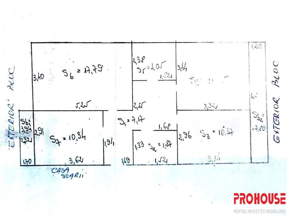 ULTRACENTRAL, 3 Decomandate, Etaj  2