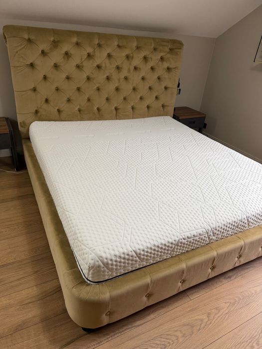 Pat matrimonial Mobexpert 180x200 saltea ortopedica  inclusa