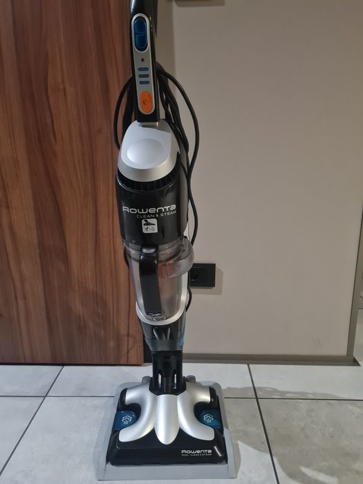 Aspirator vertical Rowenta 2in 1 cu functie spalare cu aburi