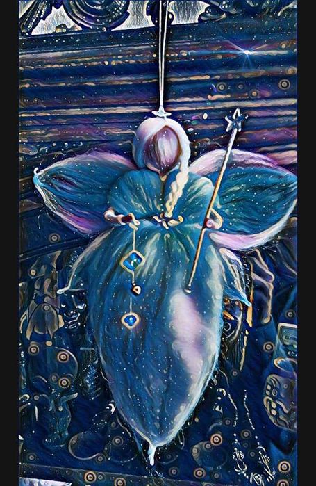 Zâna iernii- Figurină din lână inspirată din pedagogia Waldorf.