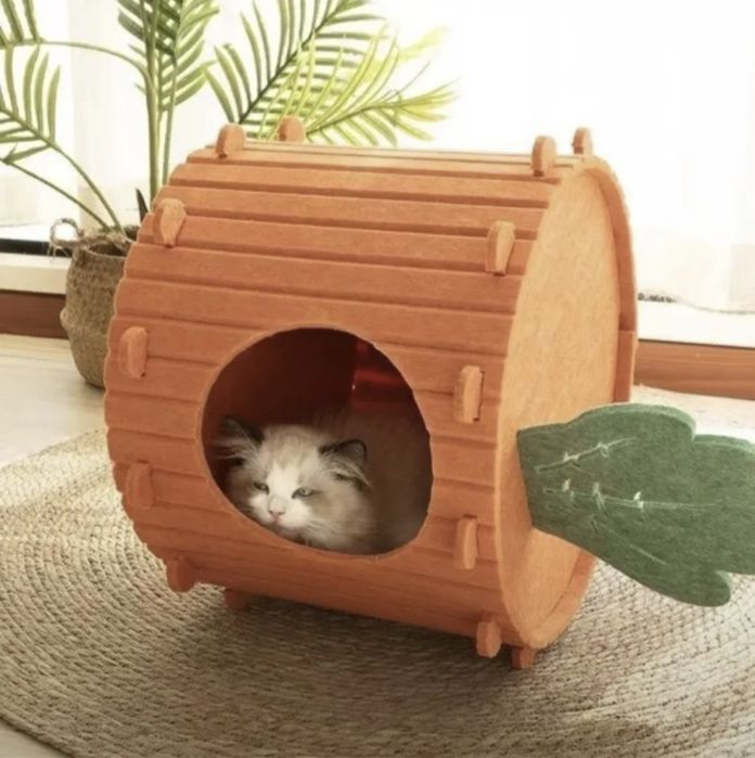 Домик лежанка для кошек. Новый