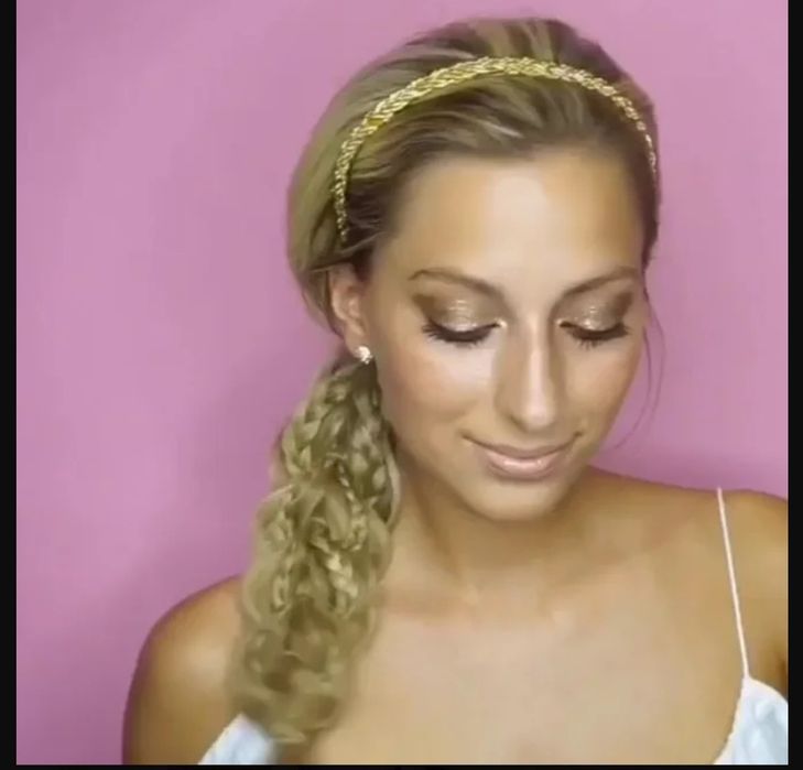 chanel gold диадема