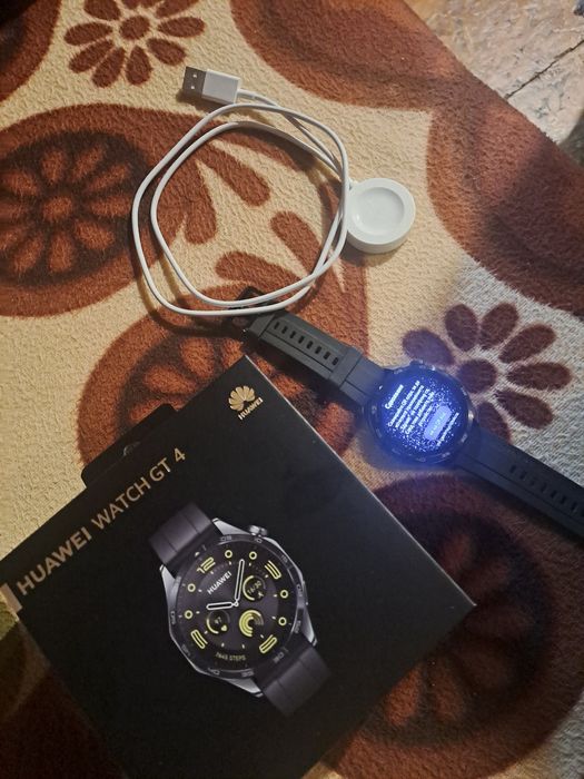 Huawei Watch GT 4 – 46 мм, черен