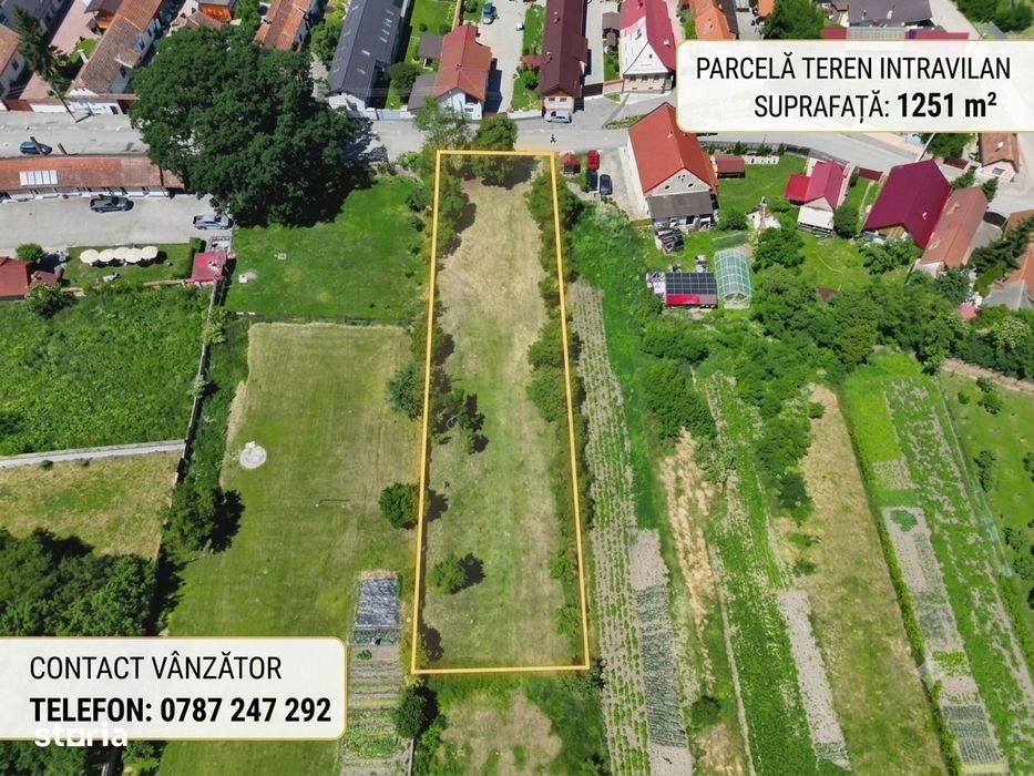 Teren Intravilan 1.251 mp în Rotbav (Brașov)