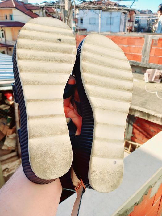 Дамски официални сандали с висока подметка-размер 41