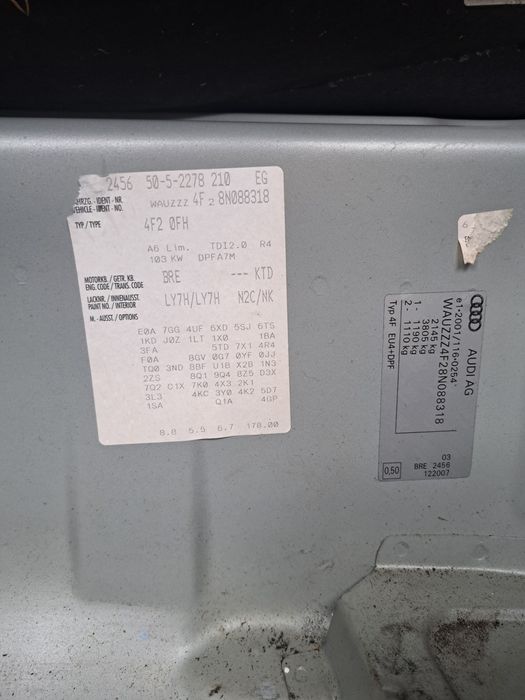 Audi A6 2l D 2008 cutie automata schimba perfect 1650€