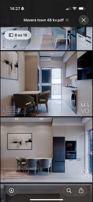 Mavera Town | 1 xonali novostroyka | Yakkasaroy